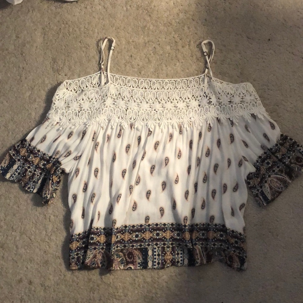 Off The Shoulder Shirt from Pac Sun